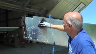 Preparing Aluminum for Aircraft Painting [upl. by Hagan]