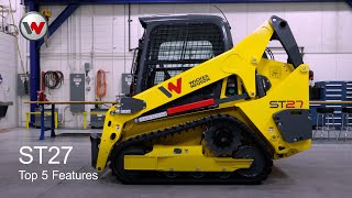 Wacker Neuson ST27 Top 5 Features [upl. by Notxed]