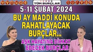 511 Şubat 2024 Nuray Sayarı burç yorumu Bu ay maddi konuda iyi olacak burçlar Aşk hayatına dikkat [upl. by Seldun]