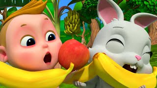 Apples And Bananas Vegetables Song  Yes Yes Fruits Song  More Kids Songs amp Nursery Rhymes [upl. by Elauqsap]