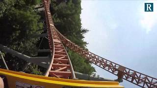 Holiday Park Haßloch Fahrt mit Sky Scream und Expedition GeForce [upl. by Roberto]