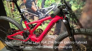 New  Specialized Turbo Levo FSR Intube 500WH SRAM NX M5 Premium 29R Brose Elektro Fahrrad 2020 [upl. by Enitsahc]