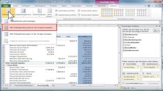 Excel Teilergebnis und Gesamtergebnis in einer Pivottabelle [upl. by Gass619]