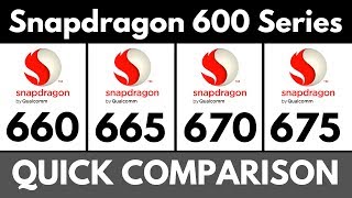 HindiSnapdragon 660 vs Snapdragon 665 vs Snapdragon 670 vs Snapdragon 675  Quick Comparison [upl. by Anyala898]