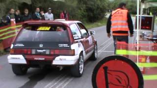 Rally civic eat B16A  starting launch control [upl. by Litha]