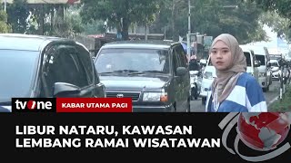 Tempat Wisata Lembang dan TMII Dipenuhi para Wisatawan  Kabar Utama Pagi tvOne [upl. by Aken]