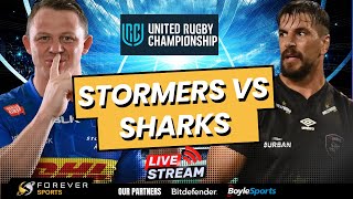 STORMERS VS SHARKS LIVE  URC Live Commentary amp Watchalong [upl. by Rosenstein205]