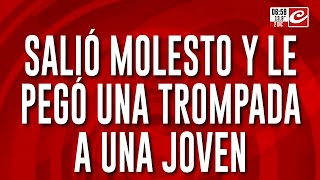 Entró a pedir comida y como no le dieron nada golpeó salvajemente a una joven [upl. by Atoel]