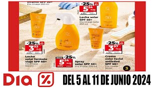 OFERTAS DIA  Supermercado DIA del 5 al 11 de JUNIO 2024  PRÓXIMO CATÁLOGO DIA [upl. by Nosnej]