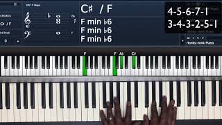 F Chord progression Tutorial [upl. by Efioa]