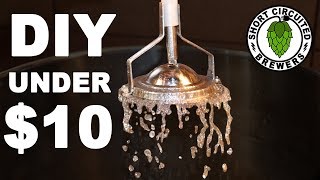 How To Build A Stainless DIY Sparge Arm for under 10 with restaurant supplies [upl. by Matheson]