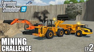 Digging CLAY amp Transporting BRICKS  Mining Challenge  Farming Simulator 22  Episode 2 [upl. by Reaht]