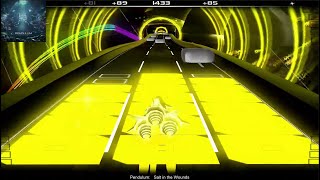 Pendulum Salt in the Wounds  Gold on Ninja Mono Ironmode  Audiosurf [upl. by Arman304]