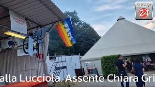 In pochi al dibattito d’apertura alla Lucciola Assente Chiara Gribaudo [upl. by Aninep3]