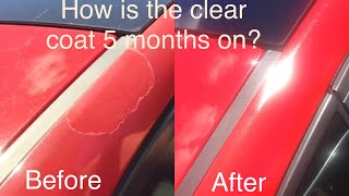 How is the Clear Coat Repair 5 Months On [upl. by Adore358]