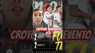 CROTONE BENEVENTO 22 shorts crotone benevento [upl. by Georgina119]