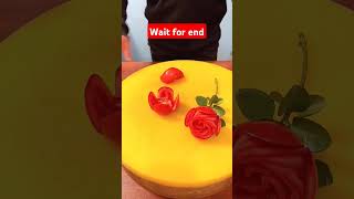 Fruit se banaya Gaya Rose 🌹 🌹 🌹 ka phoolfruitcuting shortvideo shortvideoytviral [upl. by Nahguav598]