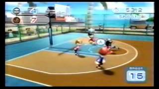 Wii Sports Resort Basketball Perfect Dunk [upl. by Liatrice545]