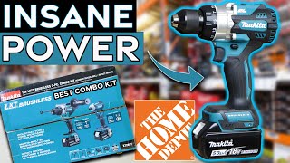 New MAKITA Hammer Drill HAS INSANE POWER Best Combo Kit At The Home Depot [upl. by Anilra]