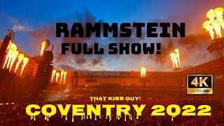 Rammstein Coventry 2022 FULL SHOW [upl. by Eedebez]