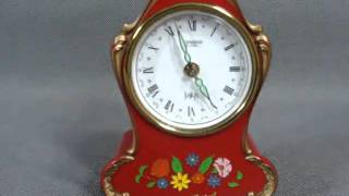 MELODY MUSICAL ALARM CLOCK BLESSING GERMANY 1950 [upl. by Shirah]