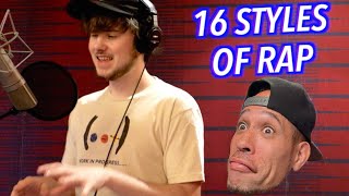 First TIME reaction to 16 Styles of Rapping by Quadeca [upl. by Rbma734]