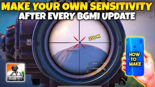 How To Make Your Own Sensitivity  Make Zero Recoil Sensitivity After Bgmipubg New Update [upl. by Willmert]