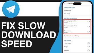 How to Fix Slow Download Speed on Telegram 2024 [upl. by Leissam]