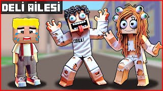 DELİ AİLE EFEKANI EVLAT EDİNDİ 🤪  Minecraft [upl. by Ateekal346]