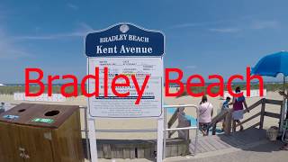 Bradley Beach New Jersey Summer Trip Park amp Walk [upl. by Ardried]