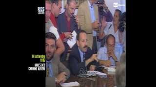 Settembre 1992  RaiStoria larresto del padrino Carmine Alfieri [upl. by Assed]