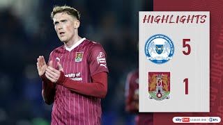 HIGHLIGHTS Peterborough United 5 Northampton Town 1 [upl. by Rannug]