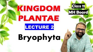 Bryophyta Kingdom Plantae Lecture 2  Class 11 Biology  Maharashtra State Board [upl. by Ibor190]