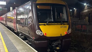 CrossCountry Class 170 Turbostar Journey From Leicester Towards Birmingham New Street [upl. by Imnubulo]