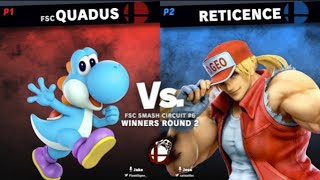 Quadus Yoshi Vs Reticence Terry Winners Round 2 FSC Smash Circuit 6 [upl. by Herwick524]