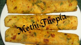 Methi Ka Thepla Receipe  Gujarati Methi Ka Thepla  Methi Thepla Receipe In Hindi [upl. by Lambart]