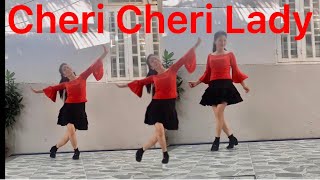 Cheri Cheri Lady  REMIX 2024 Nhảy Line dance  Cover [upl. by Dloraj999]