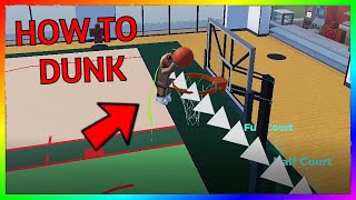 How To Dunk In Dunking Simulator ROBLOX [upl. by Fayre398]