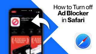 How to Turn Off Ad Blocker in Safari on iPhone 2024 [upl. by Ylac]