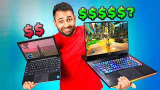 Worlds Cheapest vs Most Expensive Laptop [upl. by Cirederf]