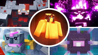 Minecraft Dungeons Season 2  All Bosses  All DLC Bosses [upl. by Asum]