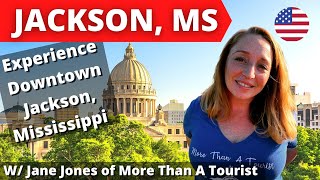 Experience Downtown Jackson Mississippi w Jane Jones of More Than A Tourist live stream 031621 [upl. by Delanie]