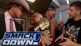 Teddy Long JBL amp Los Guerreros Backstage Segments SMACKDOWN Mar 172005 [upl. by Meerak]