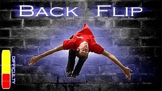 How To BACK FLIP  Free Running Tutorial [upl. by Sualkin]