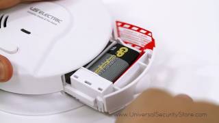 USI Hardwired Ionization Smoke and Fire Alarm with Battery Backup MI106 [upl. by Risteau367]