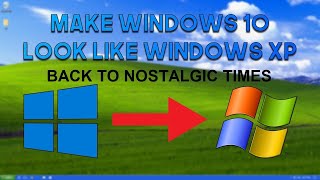 12 How to Change from Win10 to Win XP without downgrade your Windows  Back to Nostalgic [upl. by Leoj]