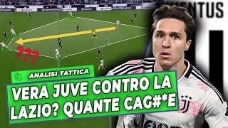 VERA JUVE CONTRO LA LAZIO  2  0   QUANTE CAG°E   Analisi Tattica [upl. by Ahsocin]