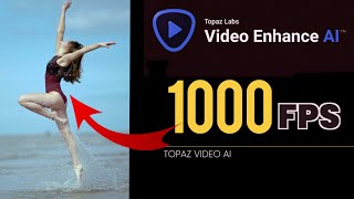 TOPAZ VIDEO AI 1000 FPS MADE EASY [upl. by Scherle]