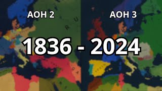 AOH2 VS AOH3 TIMELAPSE 1836  2024 [upl. by Aerbas]