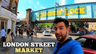 Camden Market London TOUR  LONDONS LARGEST STREET MARKET [upl. by Annaesor]